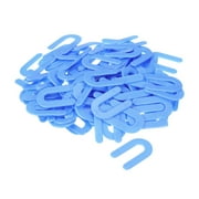Uxcell Plastic Shims, Horseshoe U Shims Spacers for 1/16 Inch  Construction Tile Leveling, Blue 100pcs