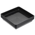 thumbnail image 1 of Uxcell Plastic Square Flower Drip Trays for Gardening 6pcs Black 6", 1 of 5