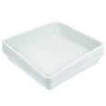 thumbnail image 1 of Uxcell Plastic Square Flower Drip Trays for Gardening 6pcs White 6", 1 of 5