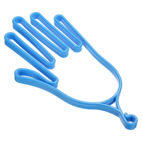 Uxcell Plastic Support Rack Hanger Holder Dryer Keeper Golf Gloves Stretcher Blue