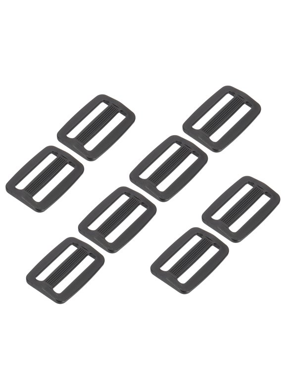Plastic Tri-glide Slide Buckle Belt Adjuster Sliders Webbing Strap Fasteners for Bag Belt Dog Cat Collar Harness 1-1/4 Inch