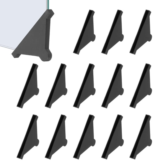 Uxcell Plastic Triangle Corner Protector, Glass Corner Protectors Table Guard Covers for Furniture Glass Wood Steel Mirror 68x5 mm
