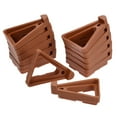 thumbnail image 1 of Uxcell Plastic Triangle Plant Pot Feet Flower Planter Bottom Stand Rack Riser Red, 1 of 5
