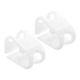 thumbnail image 1 of Uxcell Plastic Tube Tubing Clamps, 2Pcs 1/4" - 1/2" Tube OD Adjustable Precise Flow Control Hose Clamp White, 1 of 6