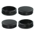 thumbnail image 1 of Uxcell Plastic Tubing End Caps, Hole Plug Insert for Round Iron Pipe Chair Leg Table Bookshelves Patio Furniture 2-3/8 Inch 4, 1 of 7