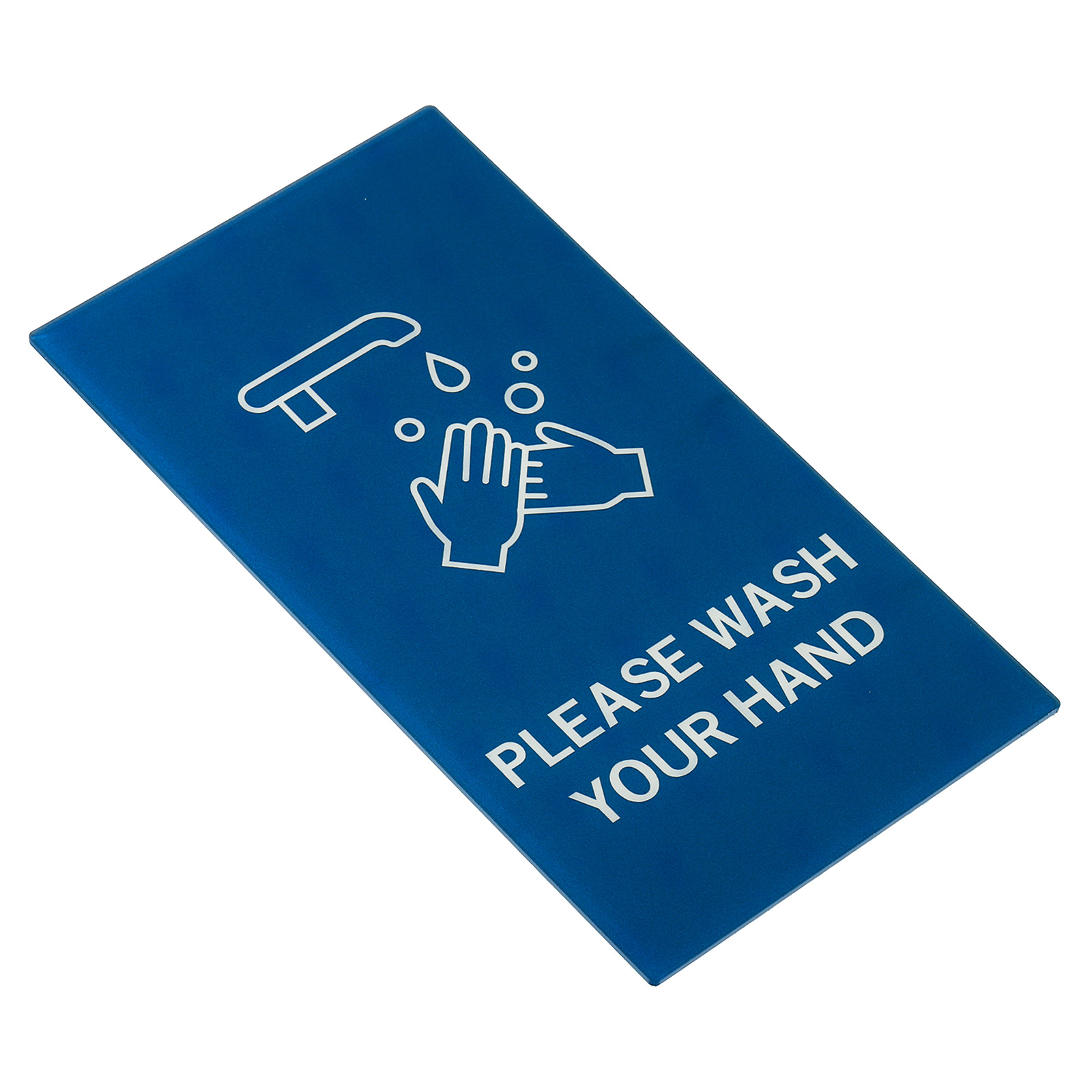 Uxcell Please Wash Your Hand Sign Acrylic Adhesive Waterproof Label