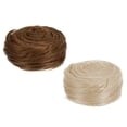 thumbnail image 1 of Uxcell Plush Faux Fur Fabric Precut Strips, 59" x 2" Fluffy Faux Fur Ribbon, Brown, Khaki 2Pack, 1 of 6