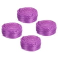 thumbnail image 1 of Uxcell Plush Faux Fur Fabric Precut Strips, 59" x 2" Fluffy Faux Fur Ribbon, Purple 4Pack, 1 of 6