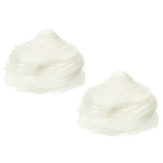 Uxcell Plush Faux Fur Fabric Precut Strips, 59" x 2" Fluffy Faux Fur Ribbon, White 2Pack