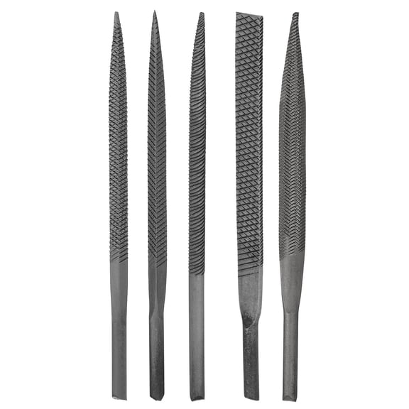 Uxcell Pneumatic Air File Set 3/16" x 5" (5mm X 130mm) Extra Coarse Tooth Industrial Grade Files Tools for Reciprocating Saw Grinding Metal Polishing Milling Sharpening
