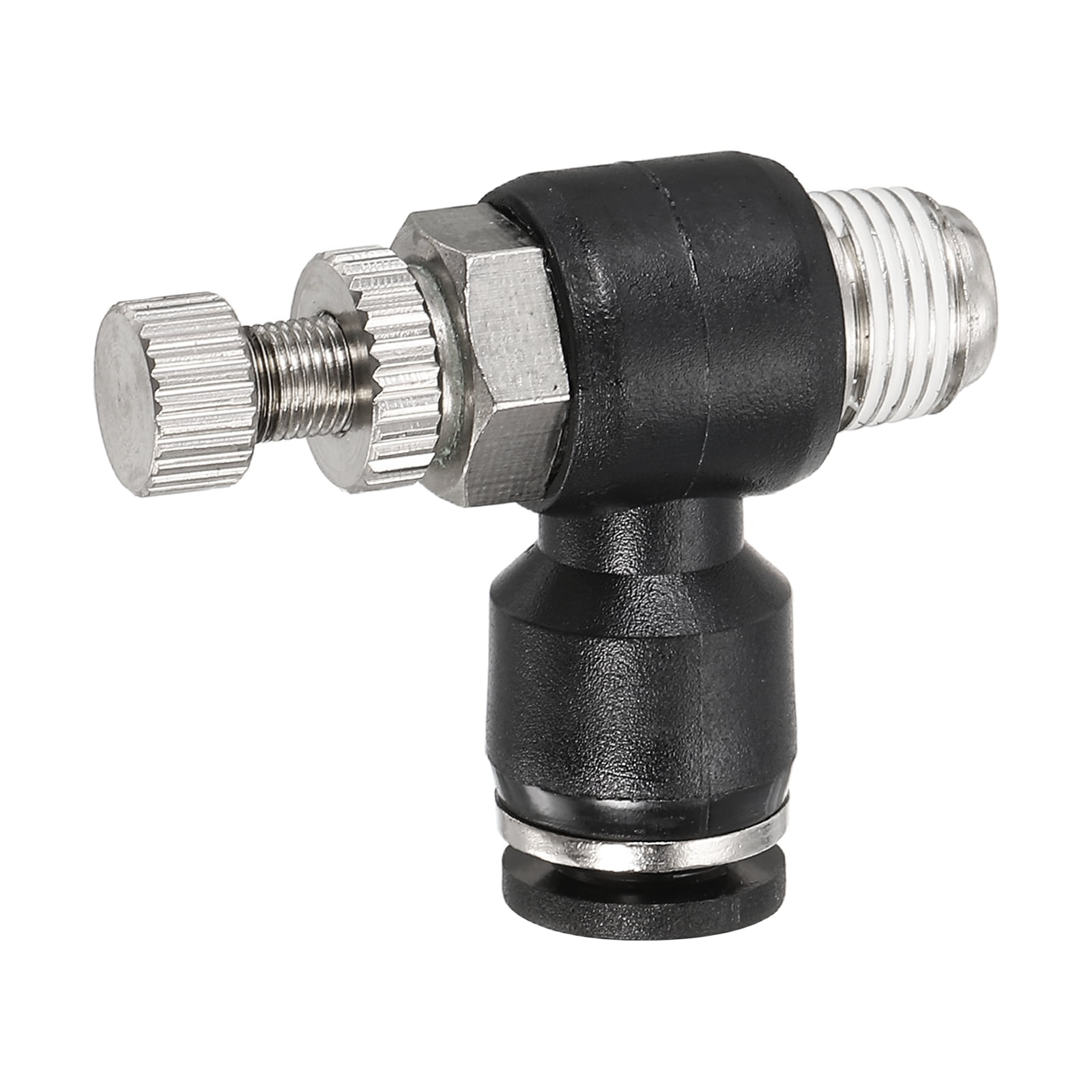 Uxcell Pneumatic Air Flow Control Valve 1/4 Inch Tube OD x 1/8 Inch ...