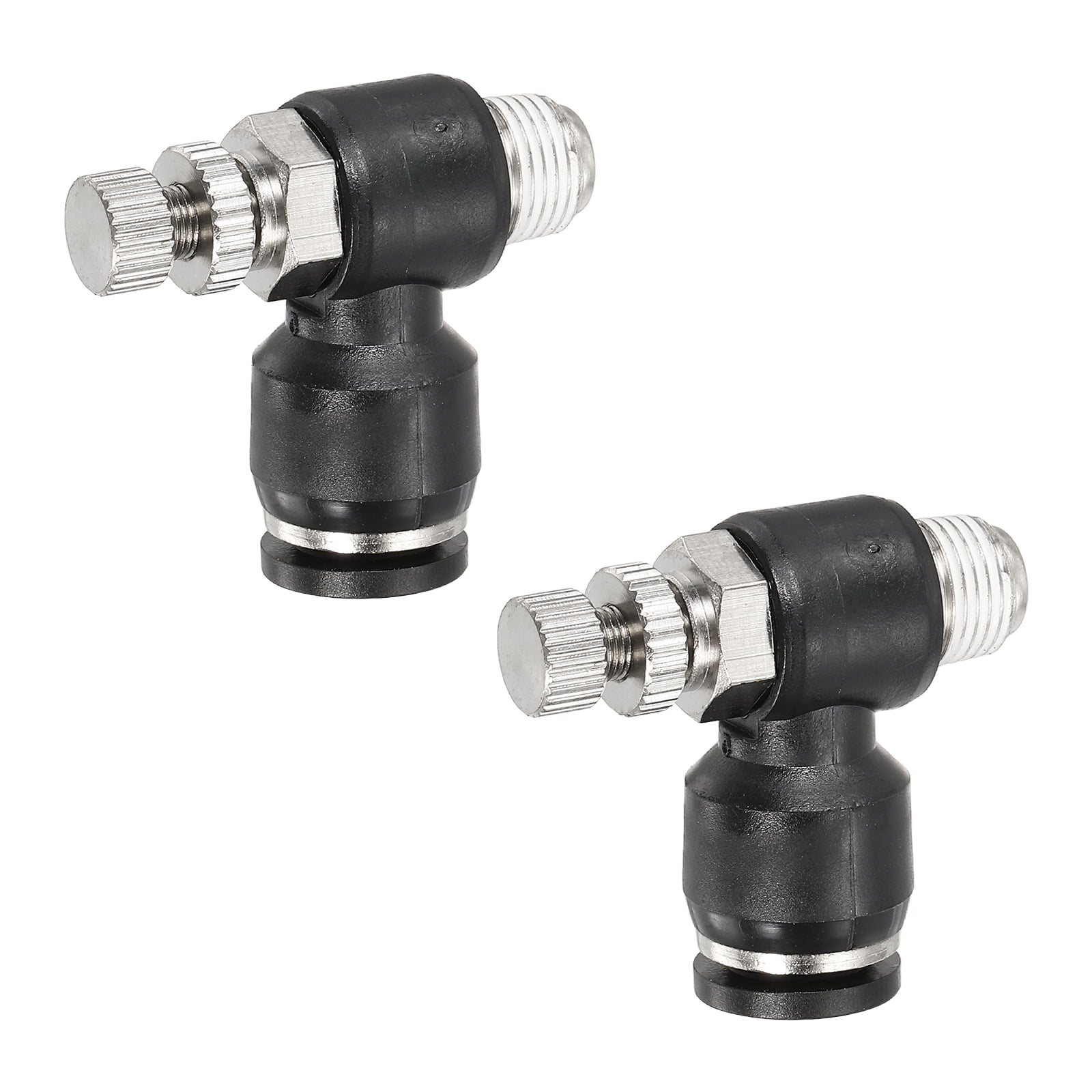 Uxcell Pneumatic Air Flow Control Valve 5/16 Inch Tube OD x 1/8 Inch ...