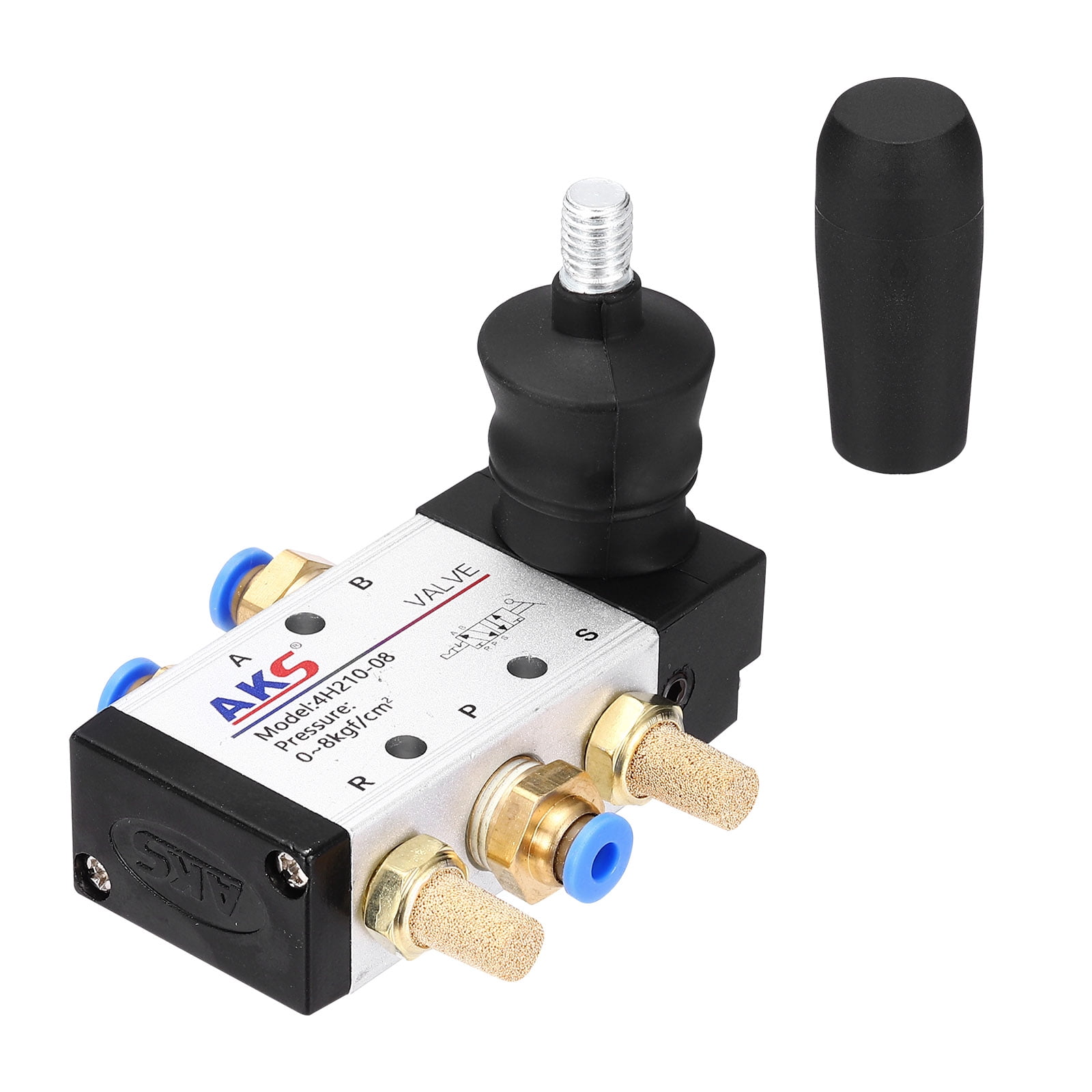 Valve Pneumatique Manuelle CLIPPARD MMV-L4QD - 2 Positions, 4 Voies, 1/4" NPT, Neuf (nouveau Stock Ancien)