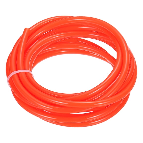Uxcell Pneumatic Tubing  5/16" OD 16.4ft 8mm OD 5mm ID PU Air Line Pipe Tube,Orange