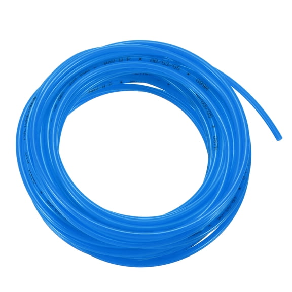 Uxcell Pneumatic Tubing Pipe Pu Air Compressor Hose Tube Line Blue(6mm OD x 4mm ID)