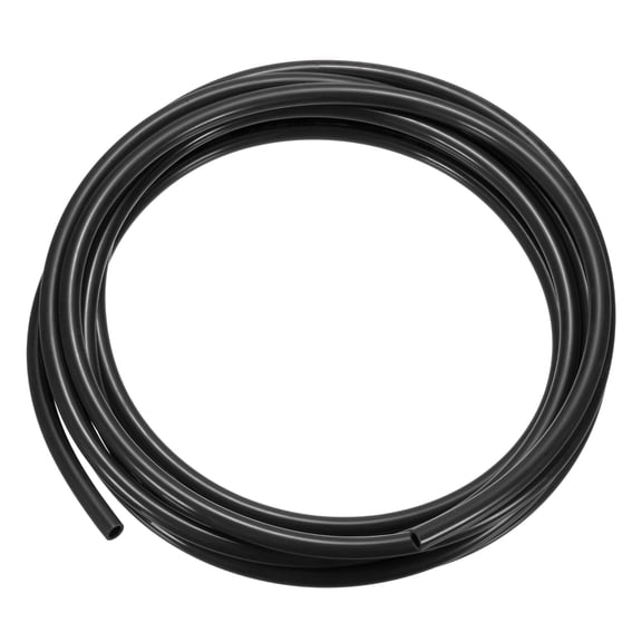 Uxcell Pneumatic Tubing Pipe Pu Hose Air Compressor PU Polyurethane Hose Tube for Air Compressor Water Fluid Transfer Black (10mm OD x 6.5mm ID)