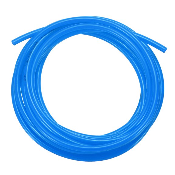 Uxcell Pneumatic Tubing Pipe Pu Hose Air Compressor PU Polyurethane Hose Tube for Air Compressor Water Fluid Transfer Blue (6mm OD x 4mm ID)