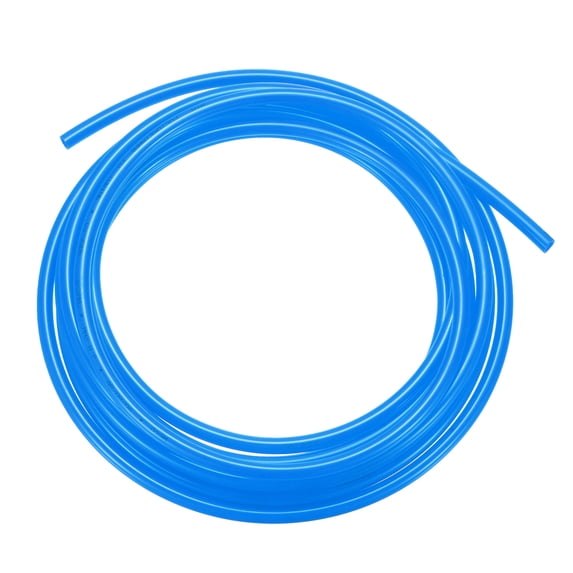 Uxcell Pneumatic Tubing Pipe Pu Hose Air Compressor PU Polyurethane Hose Tube for Air Compressor Water Fluid Transfer Blue (8mm OD x 5mm ID)