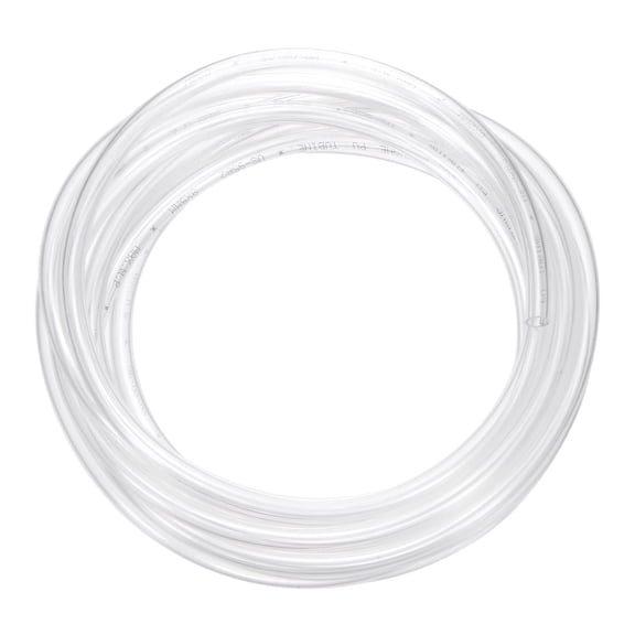 Uxcell Pneumatic Tubing Pipe Pu Hose Air Compressor PU Polyurethane Hose Tube for Air Compressor Water Fluid Transfer Clear (8mm OD x 5mm ID)