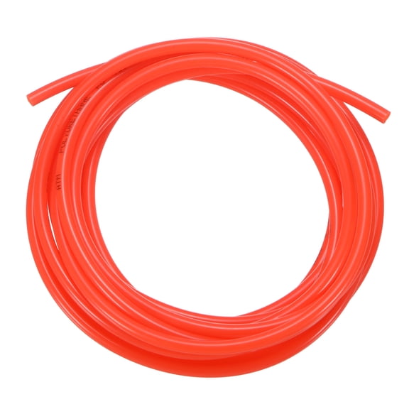 Uxcell Pneumatic Tubing Pipe Pu Hose Air Compressor PU Polyurethane Hose Tube for Air Compressor Water Fluid Transfer Red (6mm OD x 4mm ID)
