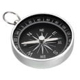 thumbnail image 1 of Uxcell Pocket Compass Survival Sports Navigation Compass with Key Ring White, 1 of 6