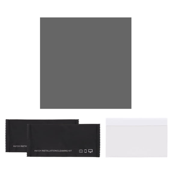 Uxcell Polarized Film, 4 x 4 Inch Universal Adhesive Polarized Sheets Linear Polarizing Filter with Cleaning Kit Scraper for LCD Screen Repair Physics Education (100x100mm)