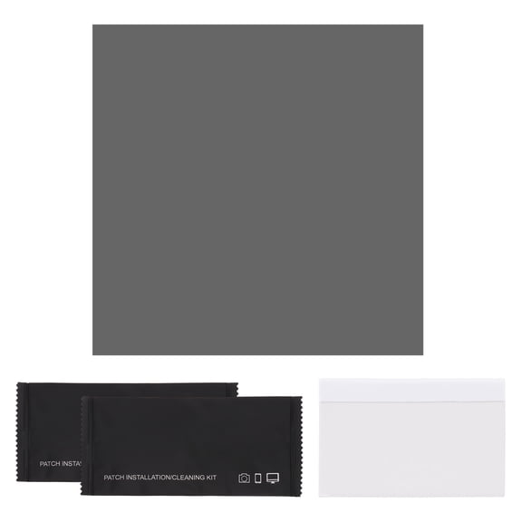 Uxcell Polarized Film, 6 x 6 Inch Universal Adhesive Polarized Sheets Linear Polarizing Filter with Cleaning Kit Scraper for LCD Screen Repair Physics Education (150x150mm)