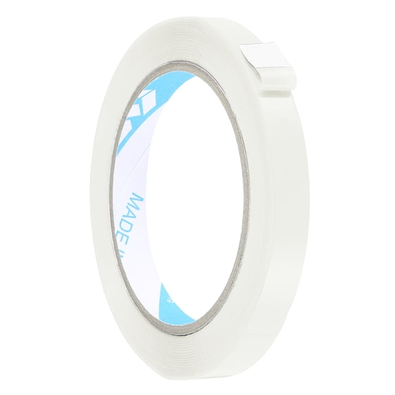 Uxcell Poly Bag Sealing Tape, 1/2" x 98.4 Yard Plastic Bag Sealer Tape Packaging Sealing for Shops Packaging Food Vegetable Meat Cake Bread Freezer Ice, White