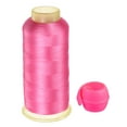 thumbnail image 1 of Uxcell Polyester Embroidery Thread and Thread Spools Savers Kit, Dark Hot Pink Pink, 1 of 6