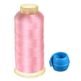 thumbnail image 1 of Uxcell Polyester Embroidery Thread and Thread Spools Savers Kit, Light Pink Blue, 1 of 6