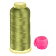 thumbnail image 1 of Uxcell Polyester Embroidery Thread and Thread Spools Savers Kit, Olive Green Pink, 1 of 6
