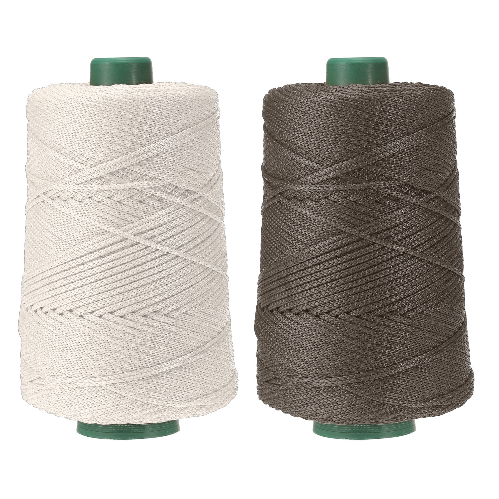 Polyester Macrame Cord, Polypropylene Craft Crochet Bag Rope Yarn for DIY Projects Beige/Brown