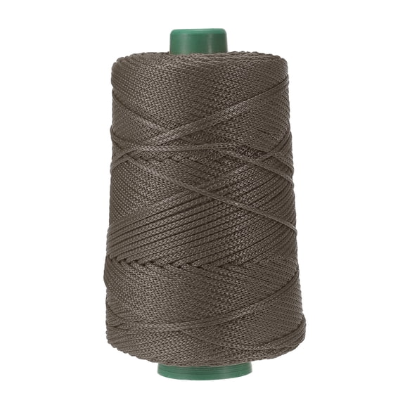 Uxcell Polyester Macrame Cord, 3mm x 219 Yards Polypropylene Cords for DIY Crafts - (Brown)