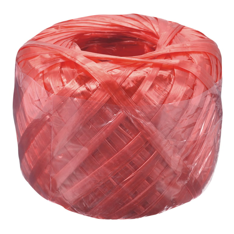 Uxcell Polyester Nylon Plastic Rope Twine Household Bundled for  Packing,150m/492ft Length Red