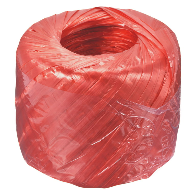 Uxcell Polyester Nylon Plastic Rope Twine Household Bundled for  Packing,350m Length,Red 