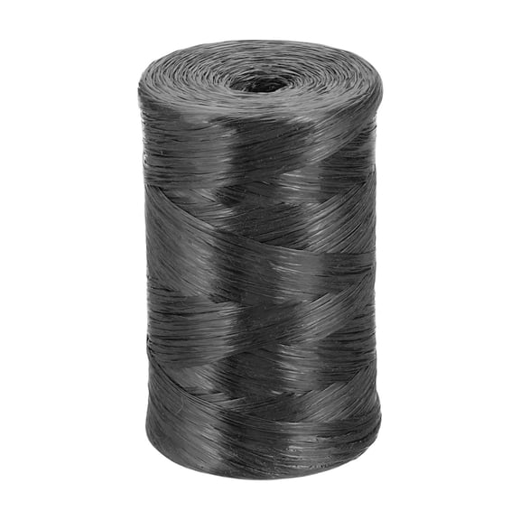 Uxcell Polyester Nylon Plastic Rope, Twine Household Bundles Rope Roll for Gardening Packing Crafting Black 1378 Ft