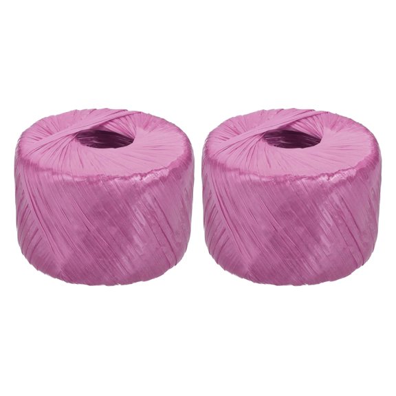 Uxcell Polyester Nylon Plastic Rope, Twine Household Bundles Ropes Roll for Gardening Packing Crafting Purple 1312 Ft
