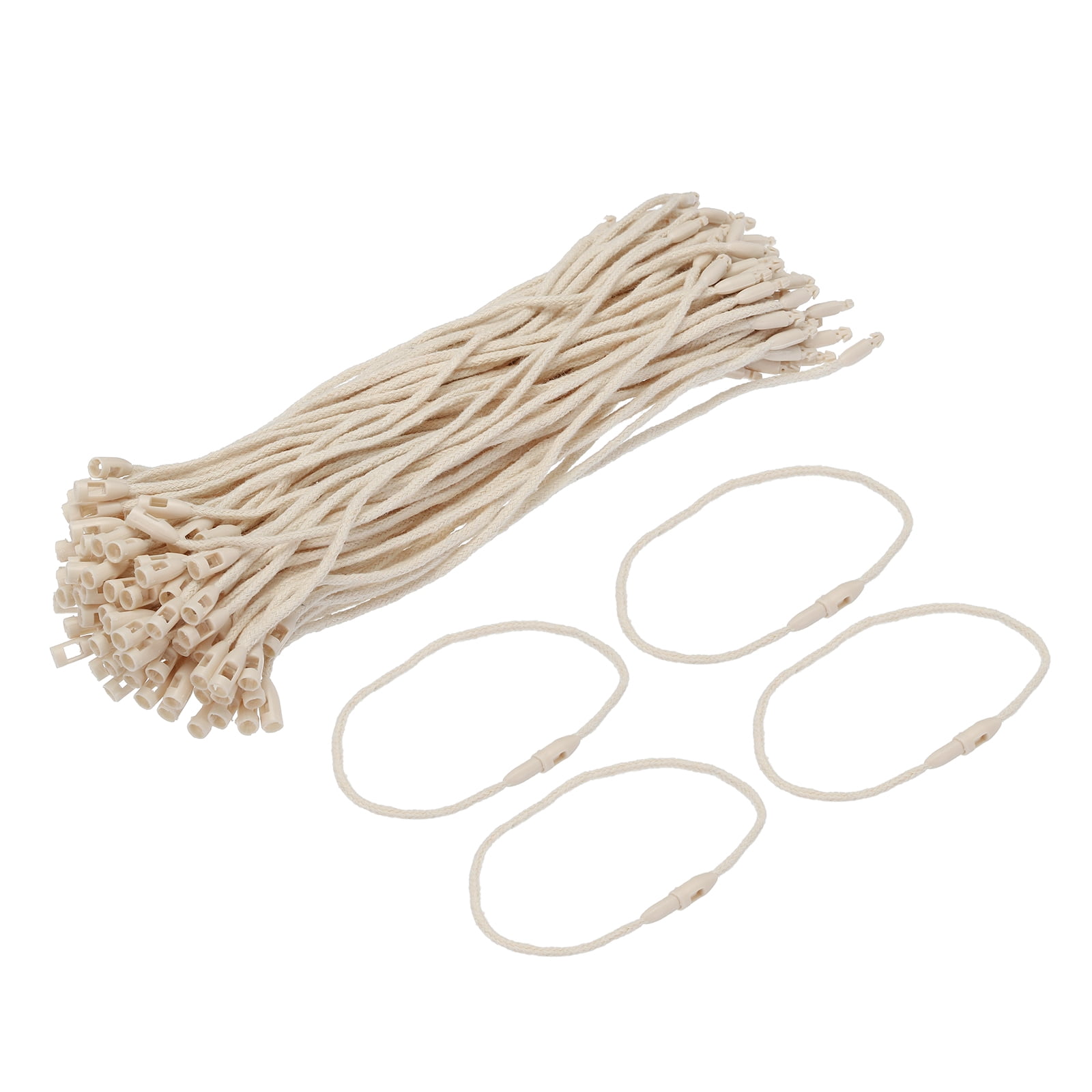 String Snap Lock Uxcell Polyester Rope Hang Tag String Snap Lock Plastic Tags Ties 190mm ...