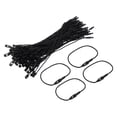 thumbnail image 1 of Uxcell Polyester Rope Hang Tag String Snap Lock ,Plastic Tags Ties 190mm/7.48" Length,1mm/0.04" Dia,Pack of 200,Black, 1 of 5