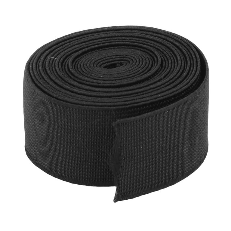 Uxcell Polyester Springy Stretchy Knitting Sewing Elastic Band Black 2.73  Yards