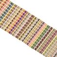 thumbnail image 1 of Uxcell Polymer Clay Beads Spacer, Round Flat Handmade Bead Spacers for Craft Home Decor Chain Bracelets Jewelry Making Yellow/Green/Brown Tone, 1 of 6