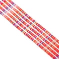 thumbnail image 1 of Uxcell Polymer Clay Beads Spacers, Round Flat Handmade Bead Spacer for Craft Home Decor Chain Bracelets Jewelry Making Red/Blue/Orange, 1 of 6