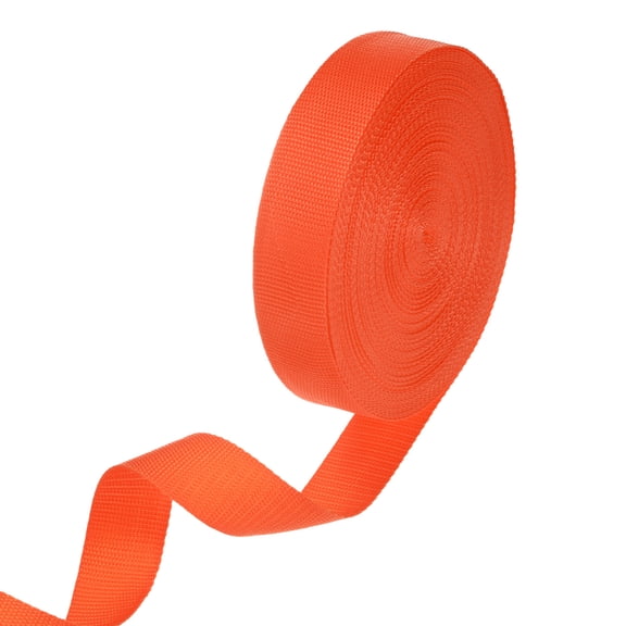 Uxcell Polypropylene Webbing, 10 Yards 1 Inch for Outdoor,DIY Crafting [Coffee]
