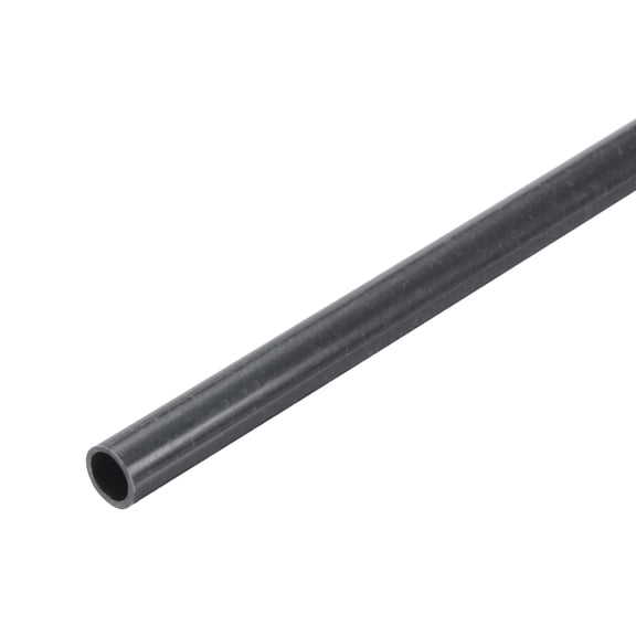 Uxcell Polyvinyl Chloride Rigid Pipe High Impact for Water Pipe 7mm x 9mm Deep Grey 2 pack