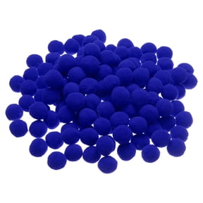 Uxcell Pom Poms, Small Pom Pom Balls Fuzzy Craft Pompoms for Crafts Arts DIY Decorations Crafting Supplies Navy Blue