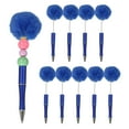 thumbnail image 1 of Uxcell Pompom Ballpoint Pens, Fluffy Ball Pens Pom Pom Plastic Cute Beaded Pen for DIY Gift Writing Office Supplies - 10 Pcs  (Dark Blue), 1 of 6