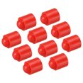 thumbnail image 1 of Uxcell Pool Cue Protective Cover, Rubber Pool Cues End Protectors Snooker Rod Protection Pad for Billiards, Red 10Pcs, 1 of 5