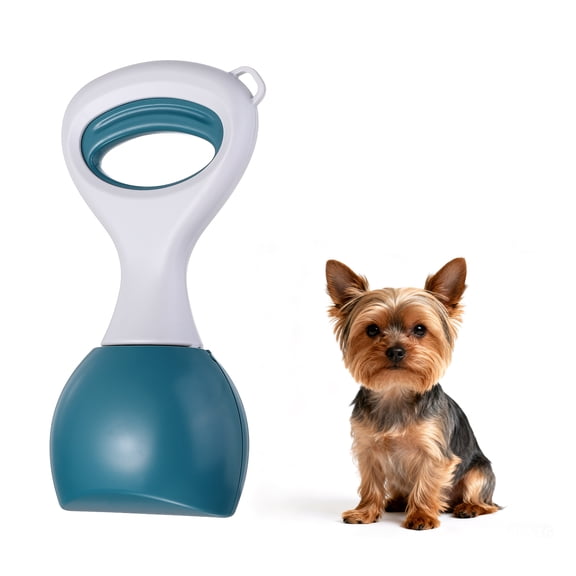 Uxcell Poop Scooper, 11" Long Handle No Touch Cute Dog Poop Scooper Grabber Non-Breakable Spring Pick Up Tool Shovel, (Avocado Green), Intended for Dogs Waste in Lawns/Grass/Dirt/Gravel