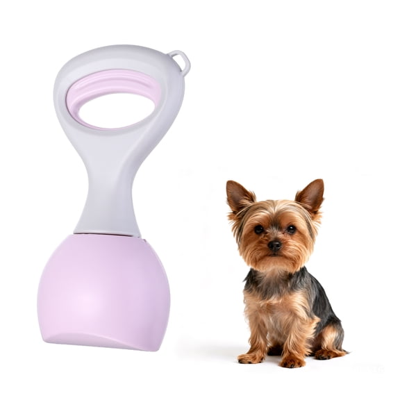 Uxcell Poop Scooper, 11" Long Handle No Touch Cute Dog Poop Scooper Grabber Non-Breakable Spring Pick Up Tool Shovel, (Lavender Purple), Intended for Dogs Waste in Lawns/Grass/Dirt/Gravel