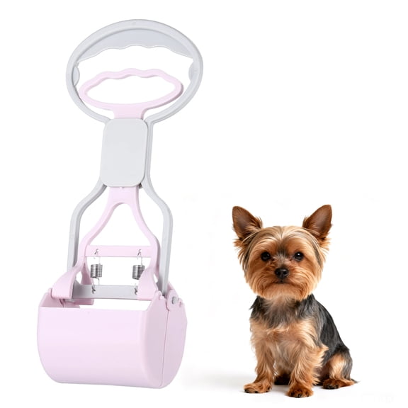 Uxcell Poop Scooper, 11" Long Handle No Touch Dog Poop Scooper Grabber Non-Breakable Spring Pick Up Tool Shovel, (Lavender Purple), Intended for Dogs Waste in Lawns/Grass/Dirt/Gravel